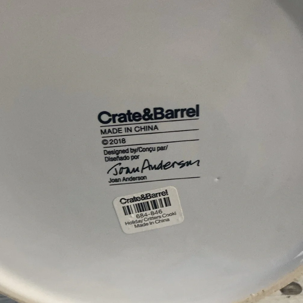 Crate&Barrel Cookie Jar